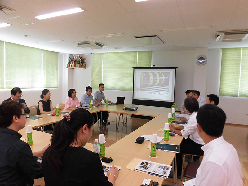 日タイ国際共同研究チームが、弊社のBCP対策を研究する為に来訪されました。